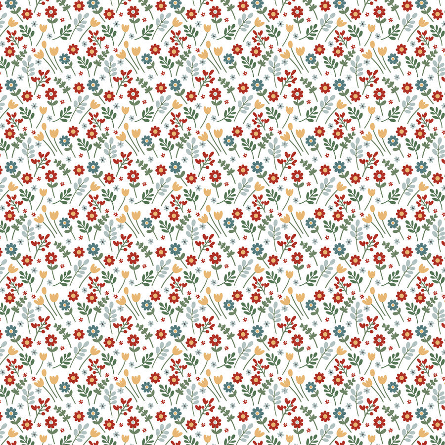 SIMPLE FLOWERS - 12x12 Double-Sided Patterned Paper - Echo Park