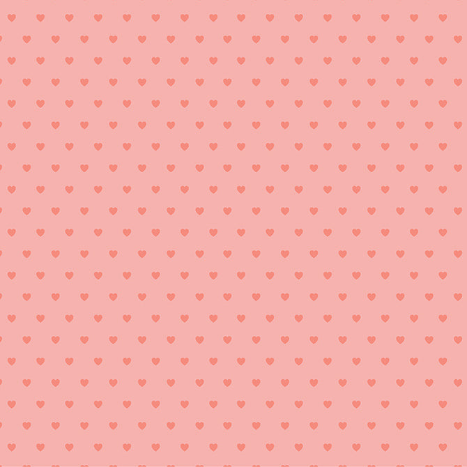 CORAL HEARTS - 12x12 Patterned Cardstock - Core'dinations