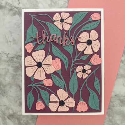 Handmade card featuring Encore Textured Cardstock