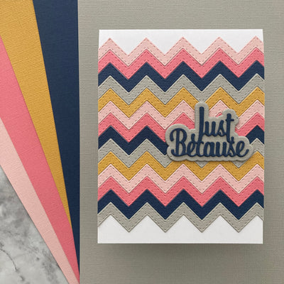 Handmade card featuring Encore Textured cardstock