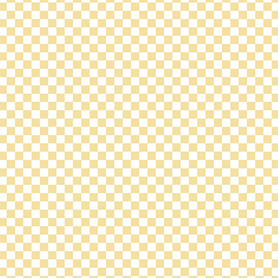 CHECKERBOARD YELLOW - 12x12 Patterned Cardstock - Echo Park