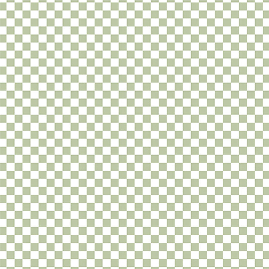 CHECKERBOARD CELERY - 12x12 Patterned Cardstock - Echo Park