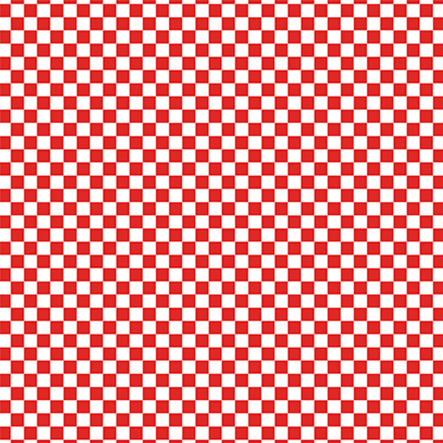 CHECKERBOARD CHERRY RED - 12x12 Patterned Cardstock - Echo Park