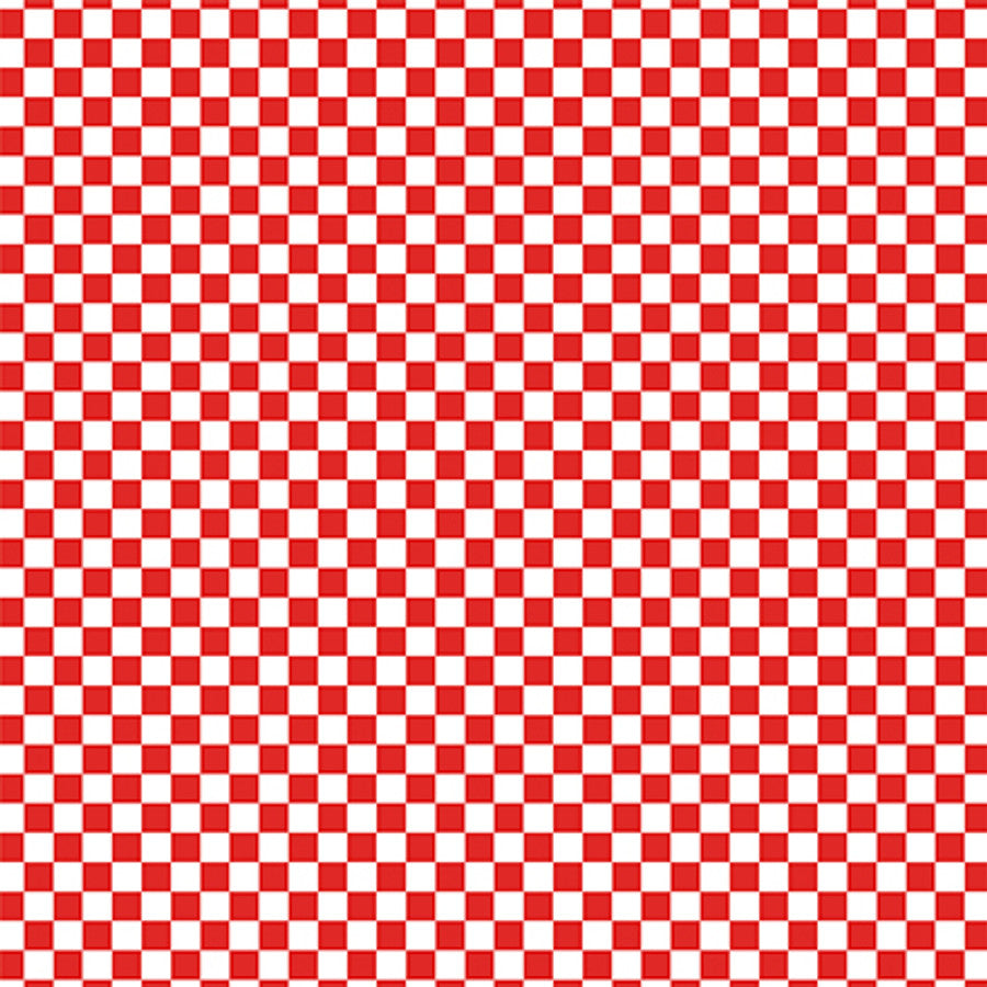 CHECKERBOARD CHERRY RED - 12x12 Patterned Cardstock - Echo Park