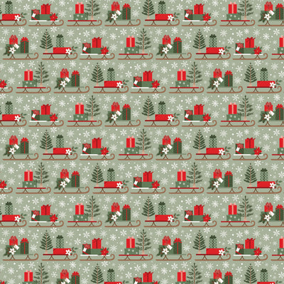 CHRISTMAS DELIVERY - 12x12 Double-Sided Patterned Paper - Echo Park