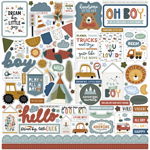 DREAM BIG LITTLE BOY 12x12 Collection Kit - Echo Park