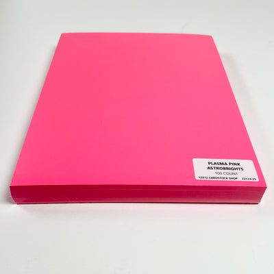 PLASMA PINK 12x12 Neenah Astrobrights smooth cardstock
