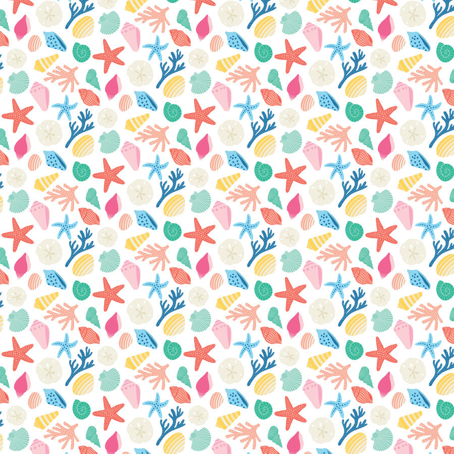DIVE INTO SUMMER MULTI JOURNALING CARDS - 12x12 Double-Sided Patterned Paper - Echo Park