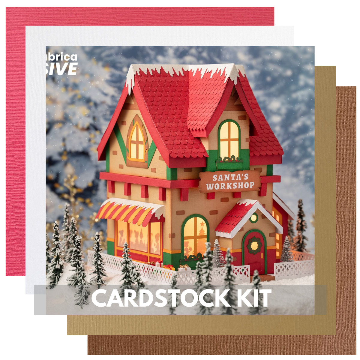 DREAMING TREE SANTA'S WORKSHOP KIT - 37 Sheets - 12x12 Cardstock Shop