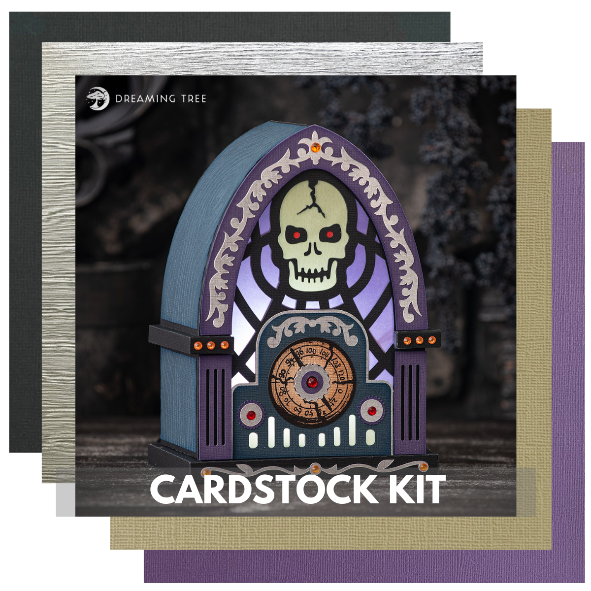 Dreaming Tree Haunted Radio DIY Halloween craft