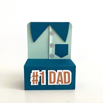 Father's Day papercraft featuring Encore Textured Cardstock