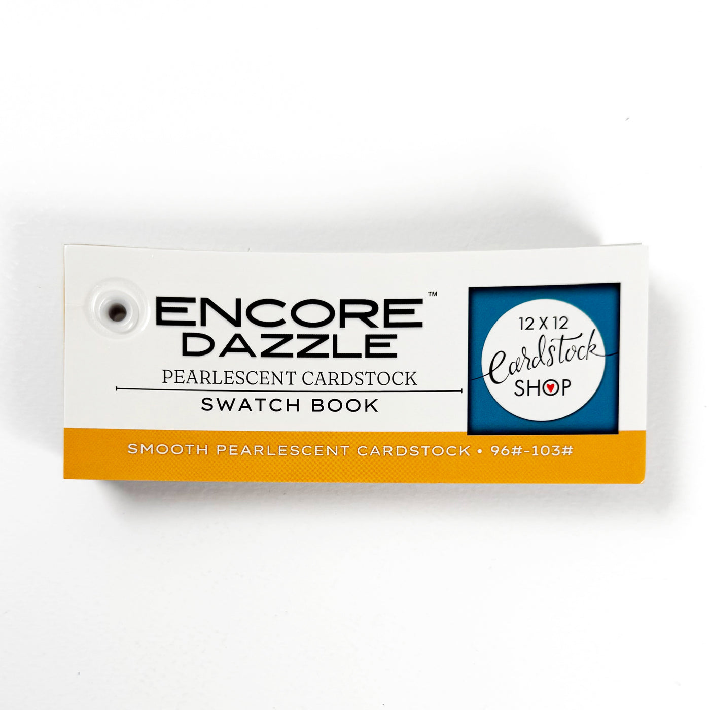 Encore Dazzle Pearlescent Smooth Cardstock Swatch Book