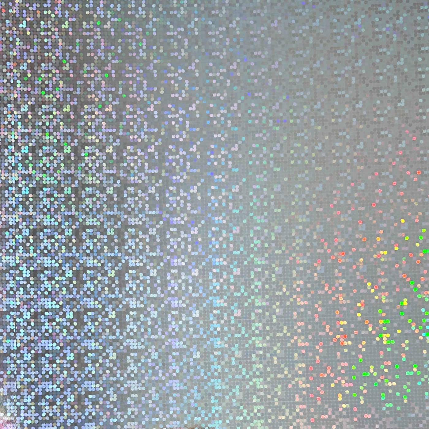 Disco Dots Holographic Cardstock - silver holographic cardstock with a dot holographic pattern