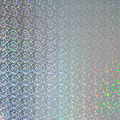 Disco Dots Holographic Cardstock - silver holographic cardstock with a dot holographic pattern