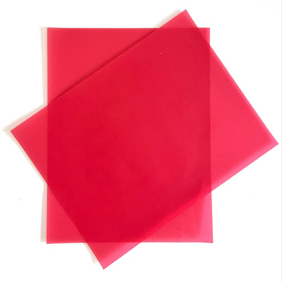 RASPBERRY PINK Translucent Vellum - 8½ x 11 - Encore