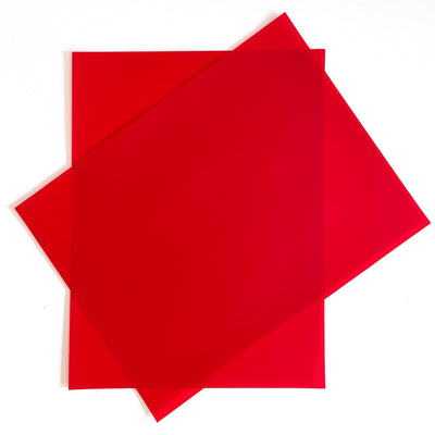 LIPSTICK RED Translucent Vellum - 8½ x 11 - Encore