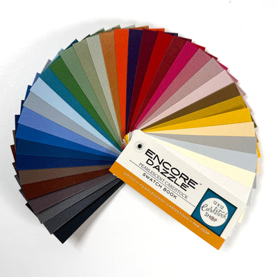 Encore Dazzle Pearlescent Smooth Cardstock Swatch Book