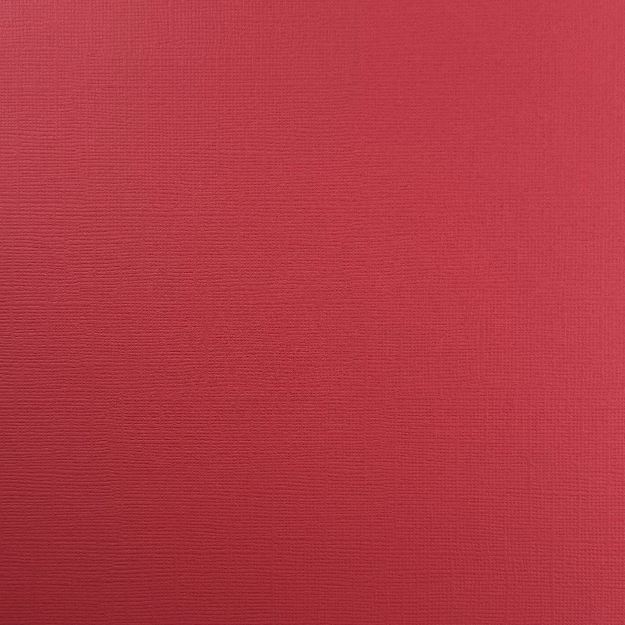 FROSTED ROSE 12x12 Textured Red Cardstock - Encore Paper – The 12x12 ...