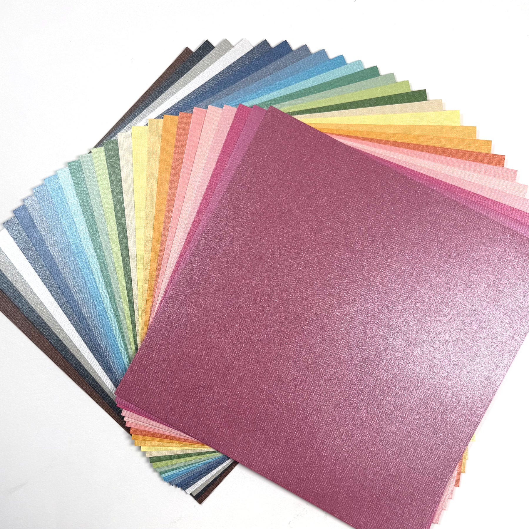 Cardstock Set SHIMMER PEARLESCENT CARDSTOCK COMPLETE VARIETY PACK - 35 Sheets - 12x1 ...