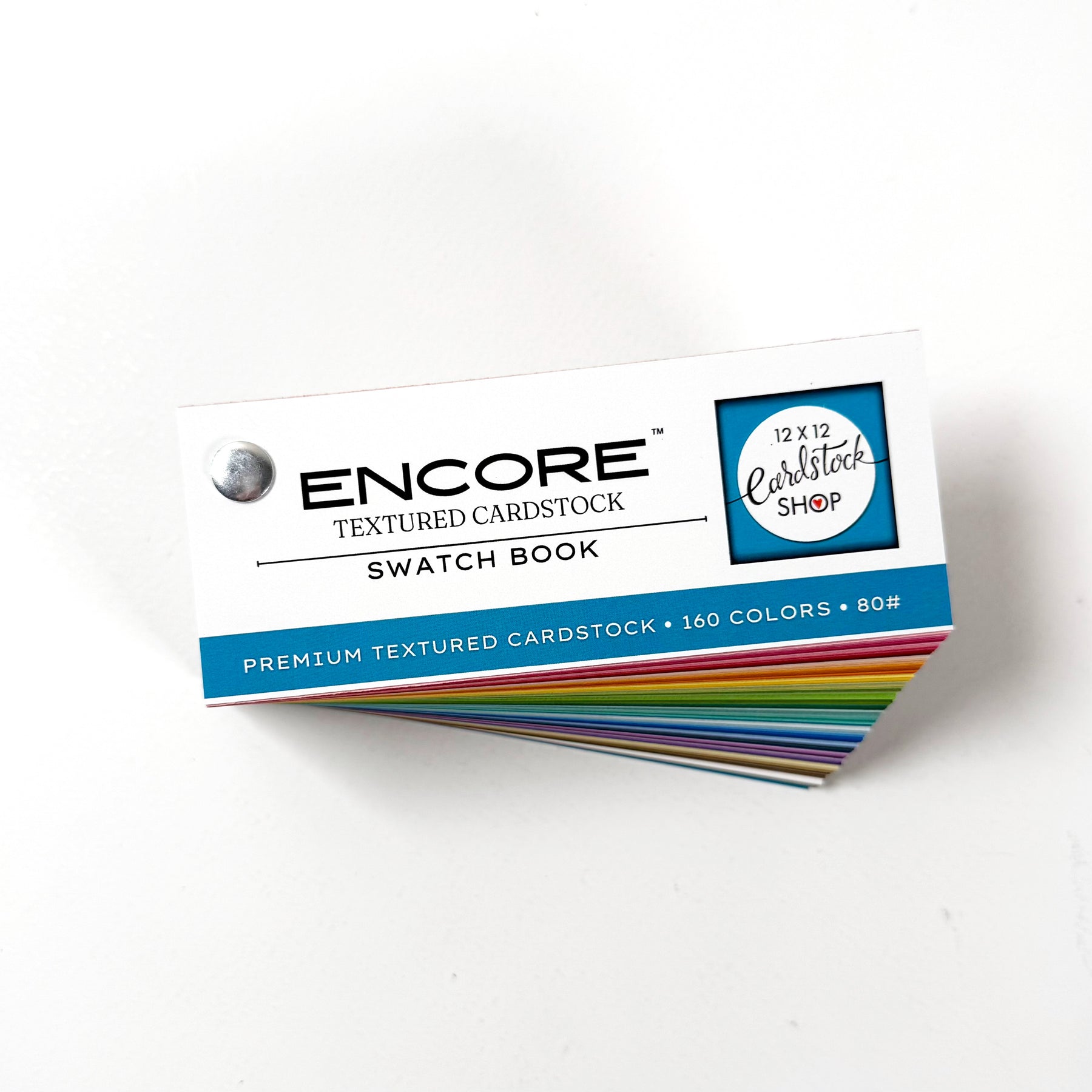 Card Stock Guide 160 Colors Swatch Book | Encore Textured Cardstock Guide – The 12x12 ...