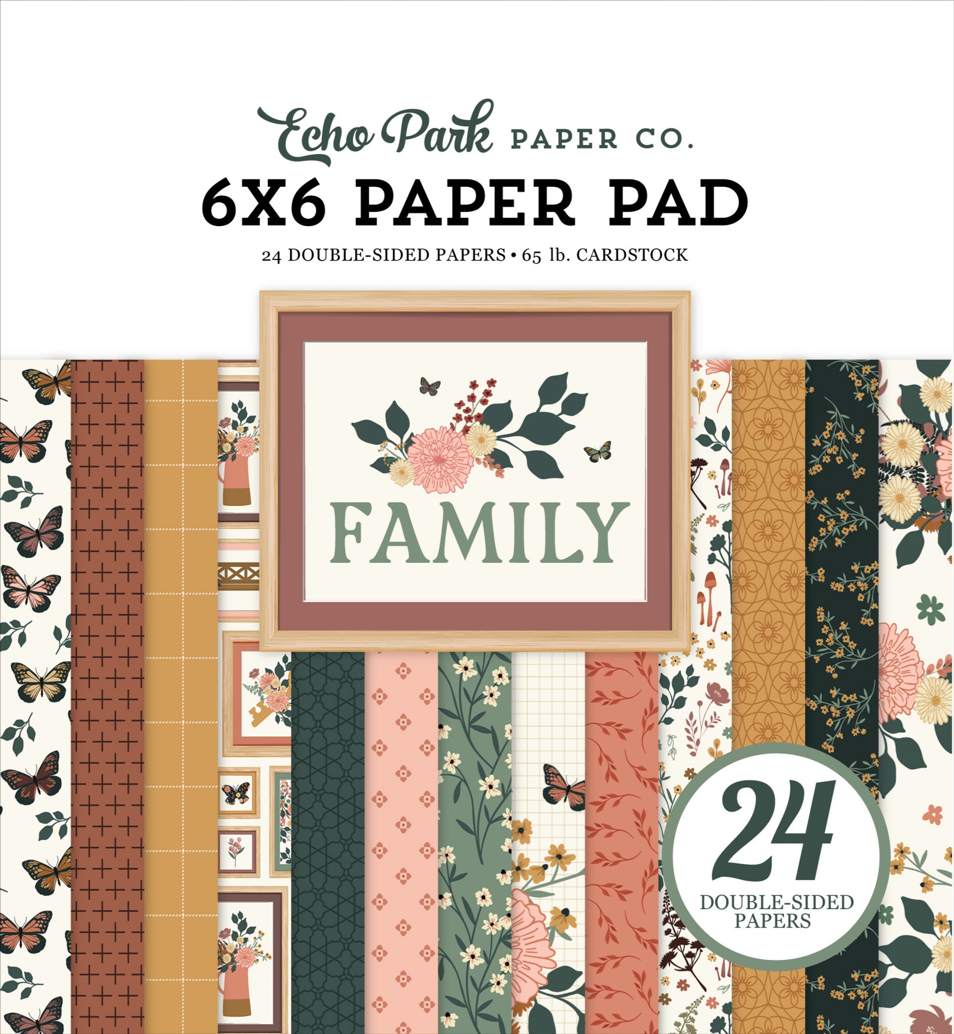 FAMILY6x6 Paper Pad Echo Park The 12x12 Cardstock Shop