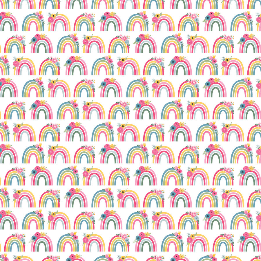 GARDEN RAINBOWS - 12x12 Double-Sided Patterned Paper - Echo Park