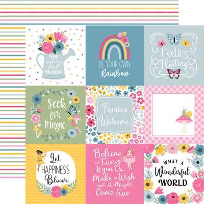 Colorful journaling cards with motivational quotes and illustrations, matching stripes reverse.