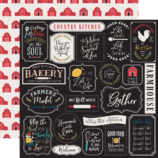 FARMHOUSE KITCHEN 12x12 Collection Kit - Echo Park