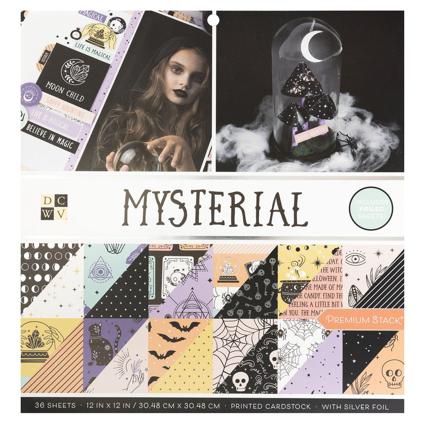 MYSTERIAL Premium Stack - 12x12 Paper Pack - 36 Sheets - DCWV