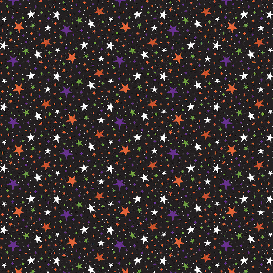 SPOOKY SEASON STARS - 12x12 Double-Sided Patterned Paper - Echo Park