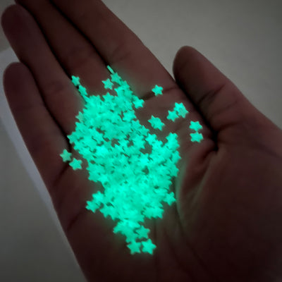 Glow In The Dark Star Embellishments for handmade cards and more paper craft projects