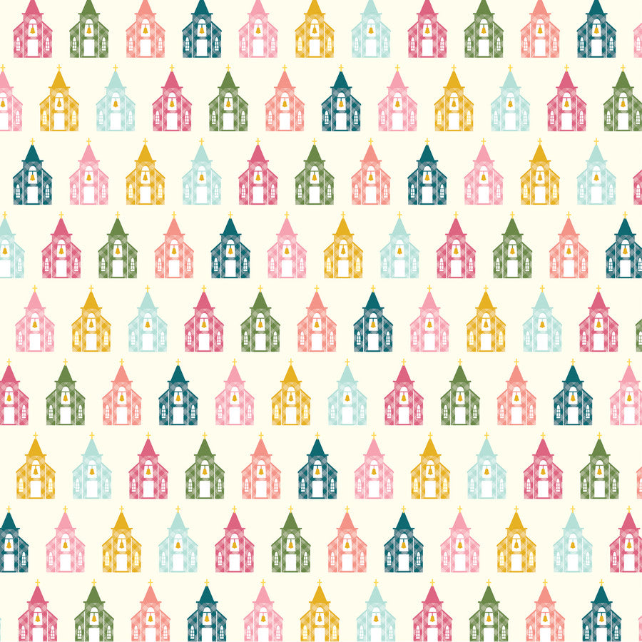 LITTLE CHAPEL - 12x12 Double-Sided Patterned Paper - Echo Park