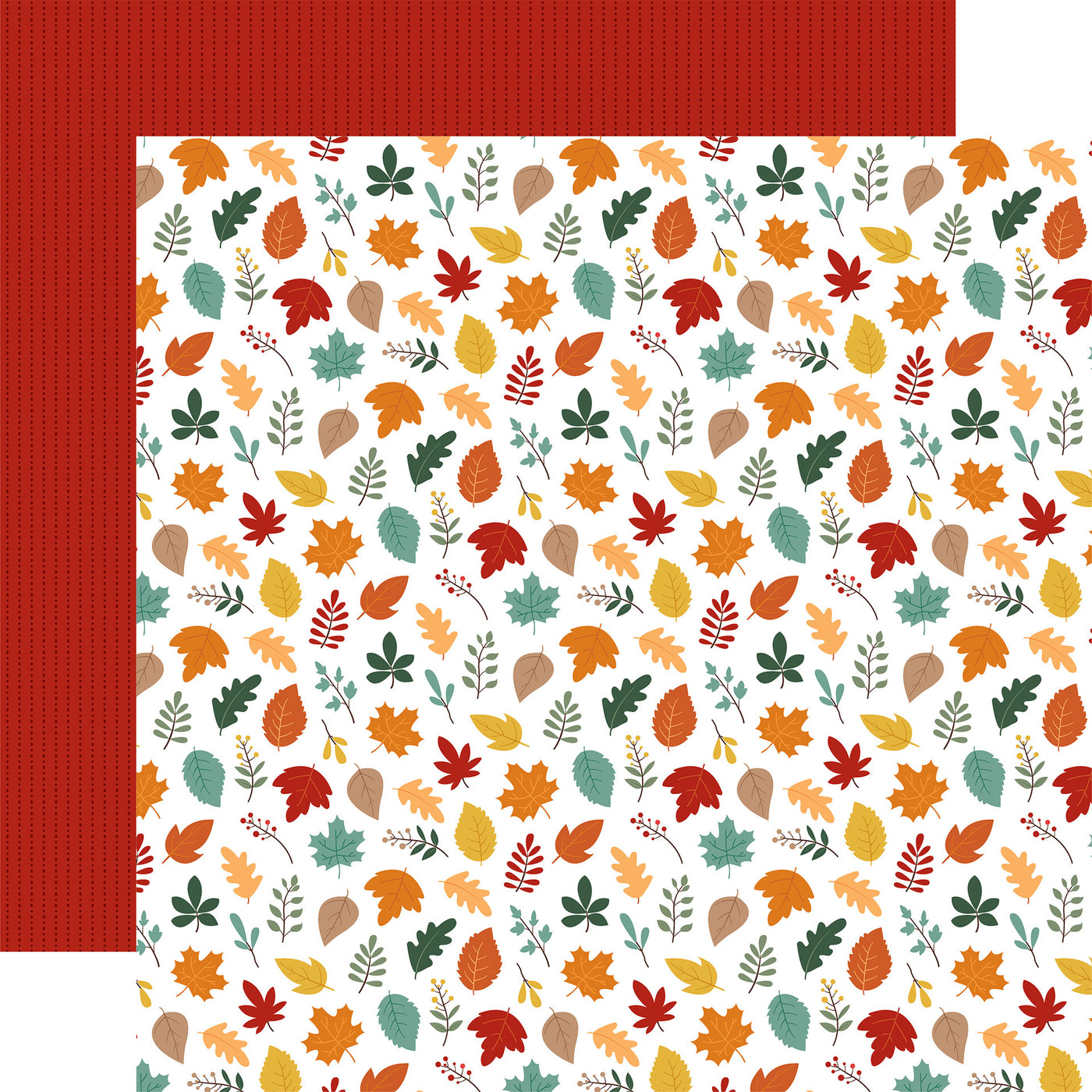 WELCOME FALL - 12x12 Double-Sided Patterned Paper - Echo Park
