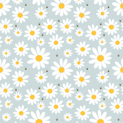 LOVELY BEE DAISIES - 12x12 Double-Sided Patterned Paper - Echo Park