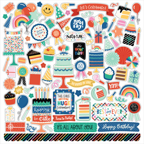 HIP HIP HOORAY 12x12 Collection Kit - Echo Park