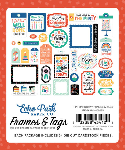 HIP HIP HOORAY Frames & Tags - Echo Park