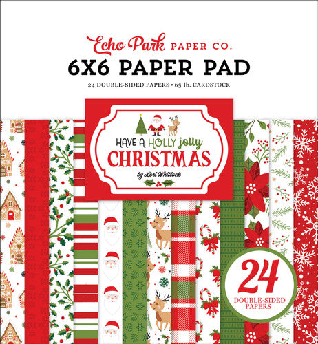 6x6 pad with 24 double-sided pages for fun Christmas paper crafting. Smaller images are great for card making and similar crafts. Archival quality.