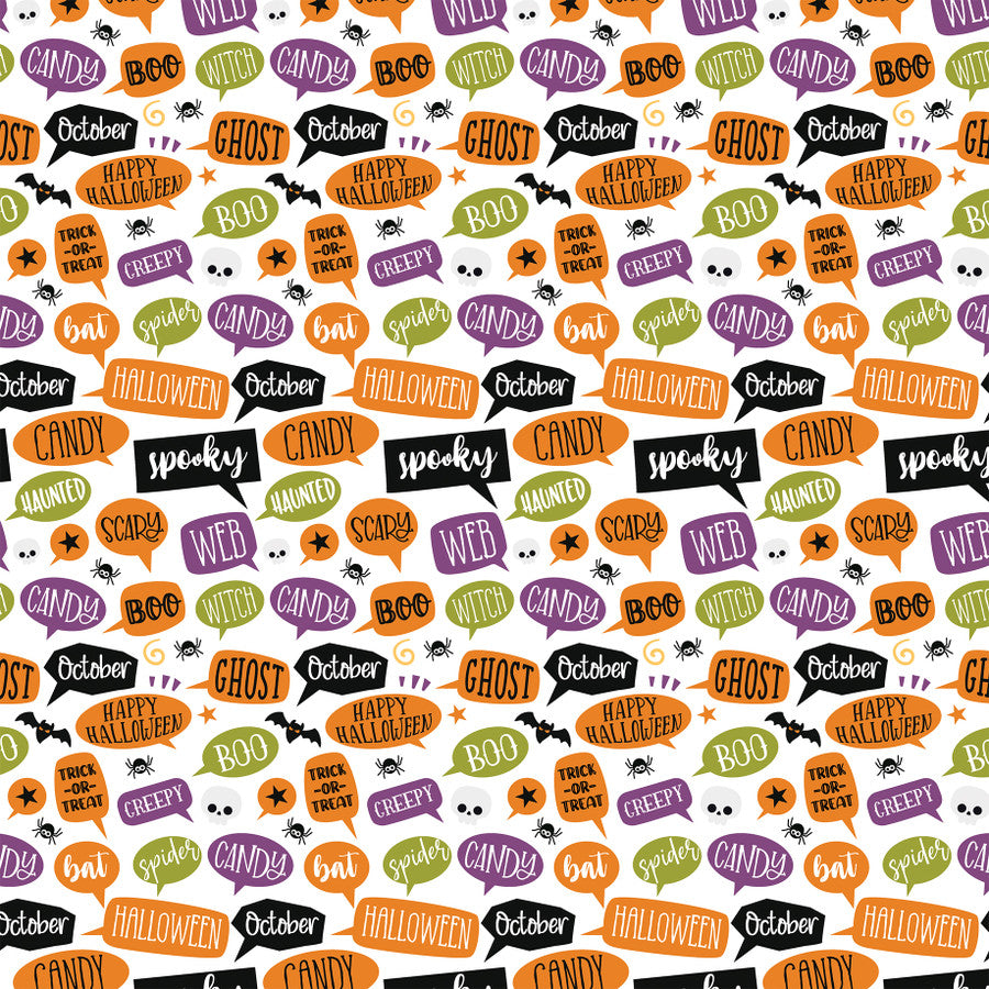 SPOOKY SCARY - 12x12 Double-Sided Patterned Paper - Echo Park