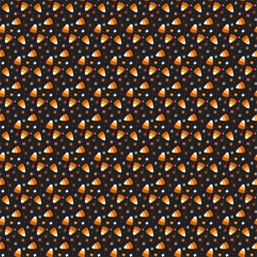 CANDY CORN CRAZE - 12x12 Double-Sided Patterned Paper