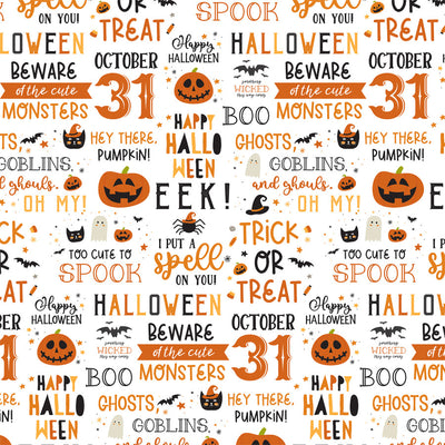 OCTOBER 31ST - 12x12 Double-Sided Patterned Paper - Echo Park