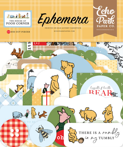 The House At Pooh Corner Ephemera Die Cut Cardstock Pack includes 34 die-cut shapes ready to embellish any project. 
