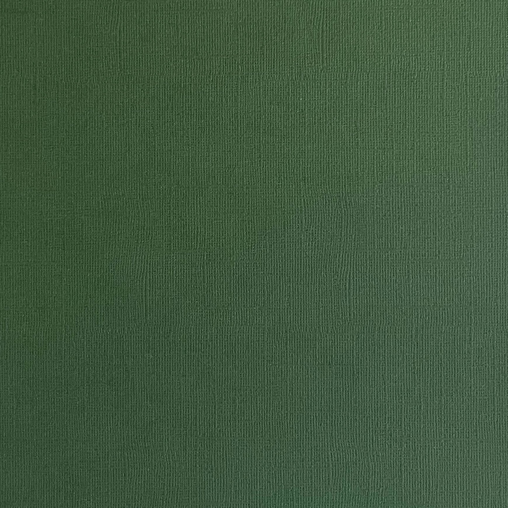 HUNTER GREEN 12x12 Textured Dark Green Cardstock Encore Paper The