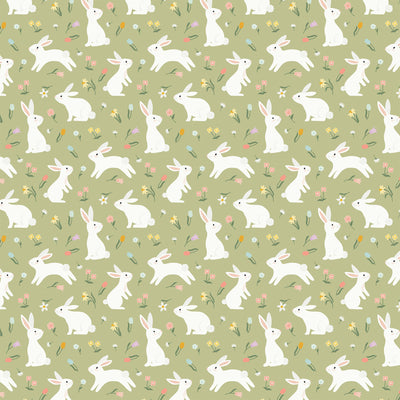 BLISSFUL BUNNIES - 12x12 Double-Sided Patterned Paper - Echo Park