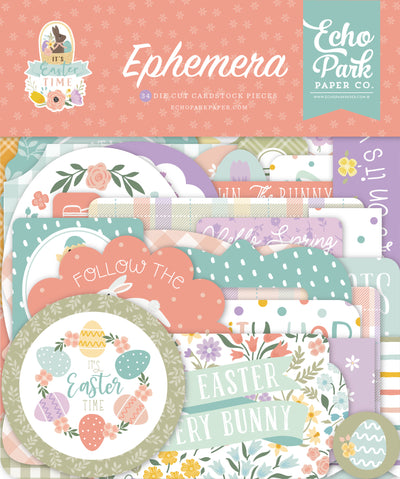 It's Easter Time Ephemera Die Cut Cardstock includes 34 different die-cut shapes ready to embellish any project.
