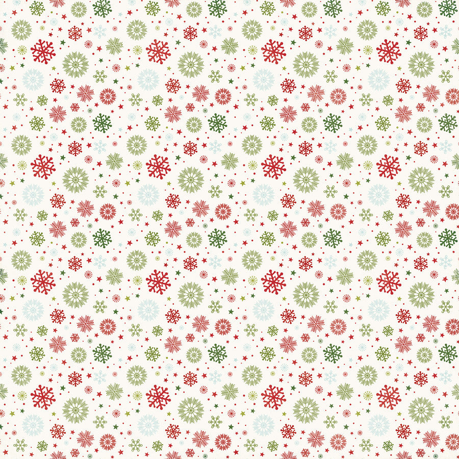 LET IT SNOW - 12x12 Double-Sided Patterned Paper - Echo Park