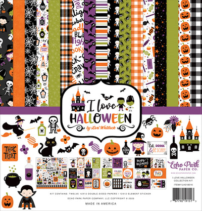 I LOVE HALLOWEEN 12x12 Collection Kit - Echo Park