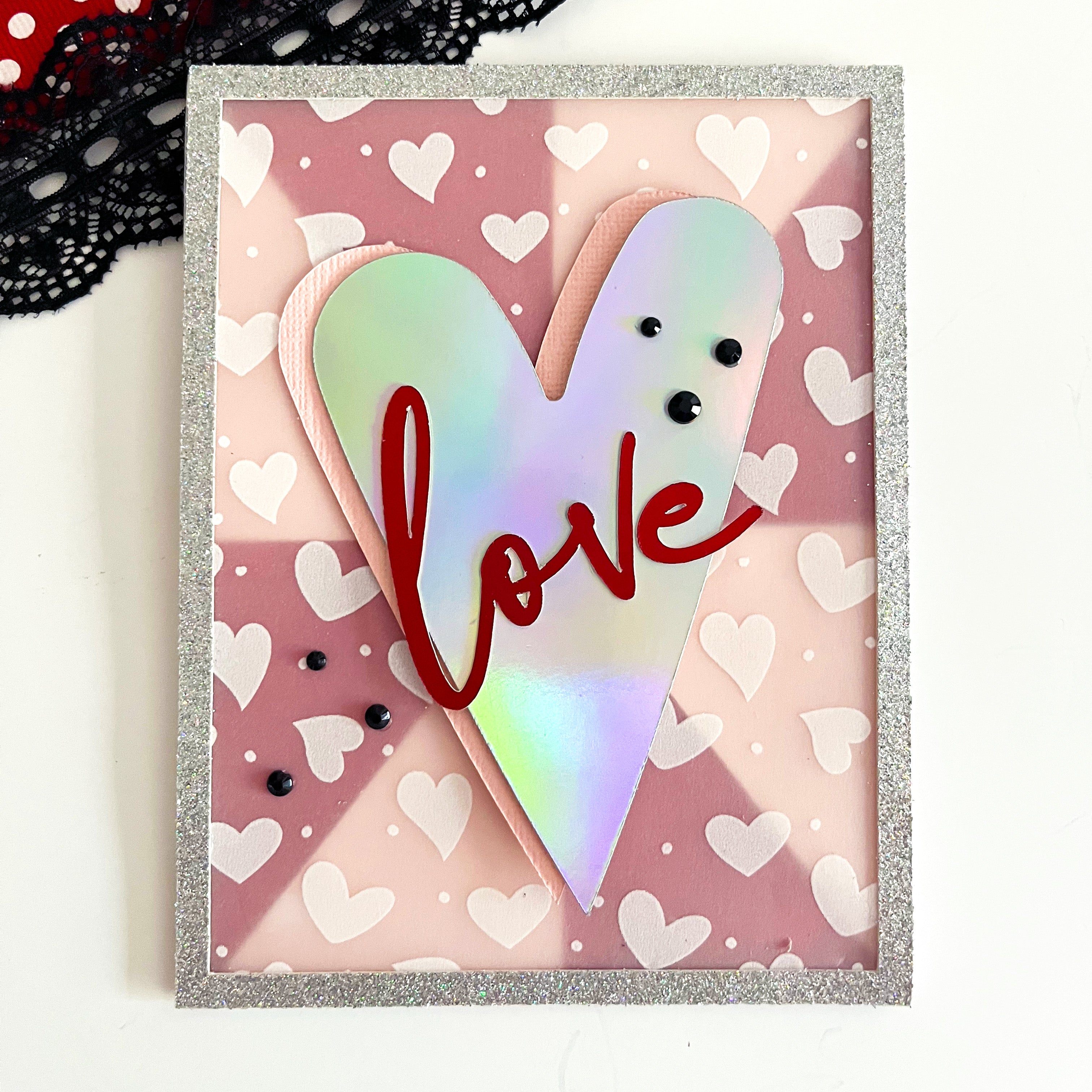 RAINBOW HOLOGRAPHIC Iridescent Foil Cardstock - 12x12 Foil