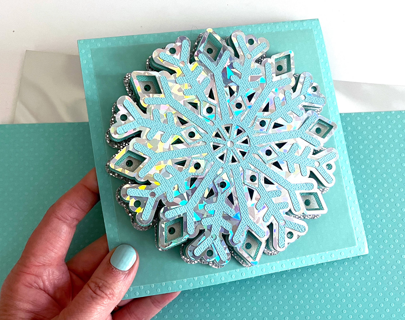 ICE CHIPS Holographic - 12x12 Cardstock - Encore The 12x12 Cardstock Shop ICE CHIPS Holographic - 12x12 Cardstock - Encore The 12x12 Cardstock Shop