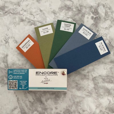 THYME - Textured 12x12 Cardstock - Encore Paper