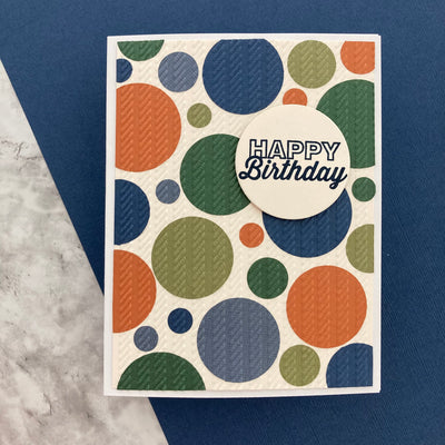 BLUE JEANS - Textured 12x12 Cardstock - Encore Paper